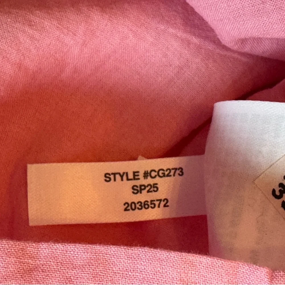 NWT Crewcuts Pink Ruffled Sundress Sleeveless Bow in Back Casual Textured Sz 8